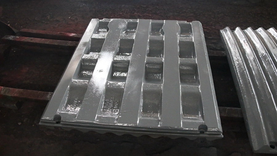 High Manganese Jaw Crusher Spare Part Swing Jaw Plate