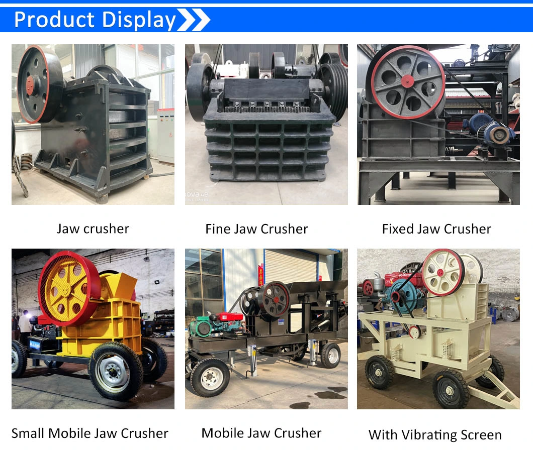 Hot New Products Concrete Jaw Crusher Jaw Crusher Spares